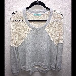 Lace Sweatshirt